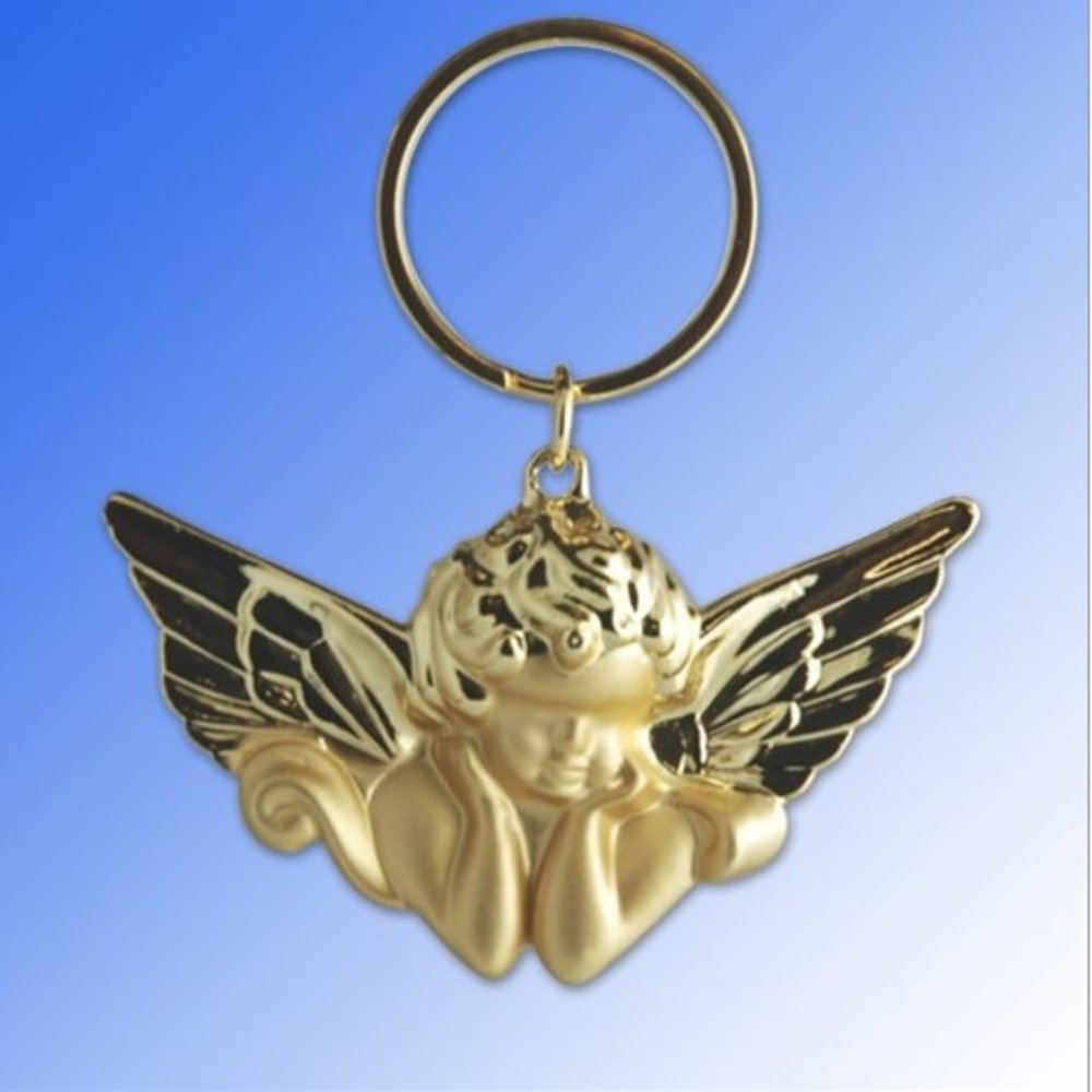 Angel Cherub Key Ring
